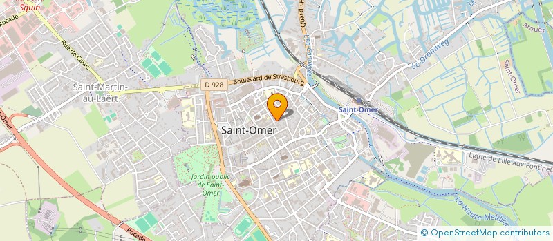 localisation de l'entreprise MONSIEUR DAFID ABDALLAH  SAINT-OMER