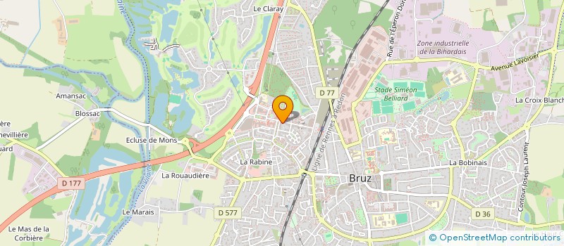 localisation de l'entreprise MONSIEUR DAGO ZAMA  BRUZ