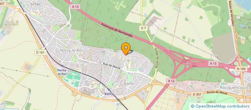 localisation de l'entreprise MONSIEUR DAGUY PAUL  BAILLY