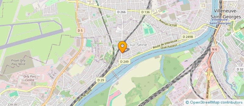 localisation de l'entreprise MONSIEUR DAHABA BADIAGA  ABLON-SUR-SEINE