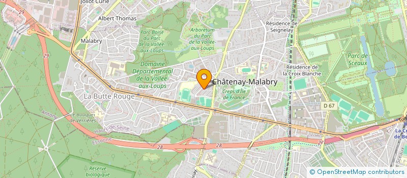 localisation de l'entreprise MONSIEUR DAHE DABO  CHATENAY-MALABRY