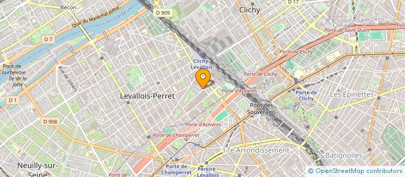 localisation de l'entreprise MONSIEUR DAHIROU SIDIBE à LEVALLOIS-PERRET