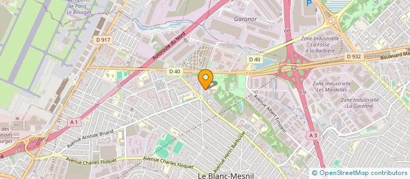 localisation de l'entreprise MONSIEUR DAHMANE BENMESSAOUD  LE BLANC-MESNIL