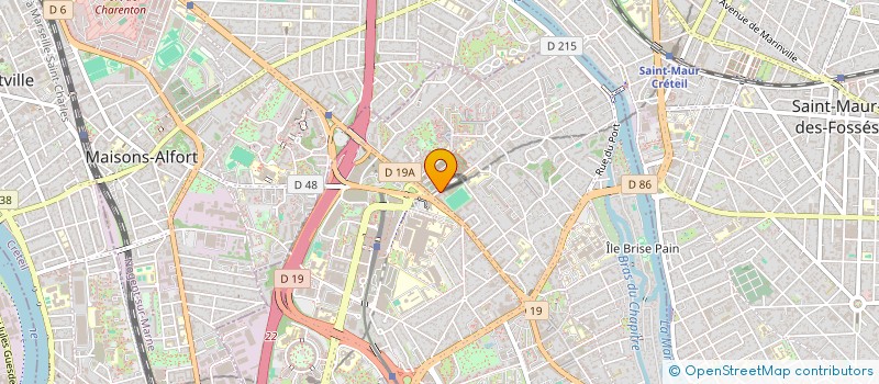 localisation de l'entreprise MONSIEUR DAHMANE BENNANE  CRETEIL