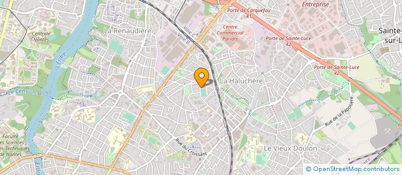 localisation de l'entreprise MONSIEUR DAHMANE BOUREKOUA à NANTES