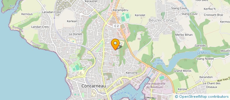 localisation de l'entreprise MONSIEUR DAHMANE KADI à CONCARNEAU
