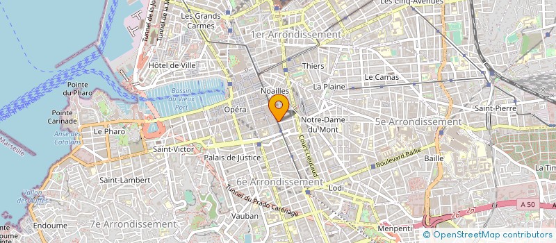 localisation de l'entreprise MONSIEUR DAHMANE KESSI à MARSEILLE