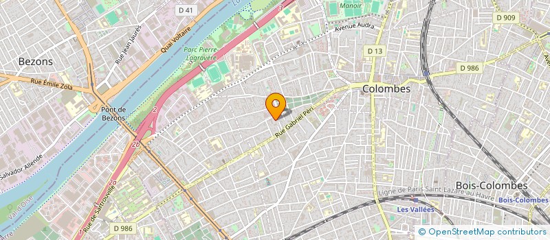 localisation de l'entreprise MONSIEUR DAHMANE NAIT-KACI à COLOMBES