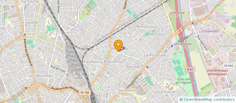 localisation de l'entreprise MONSIEUR DAHMANE TAGART à TOULOUSE