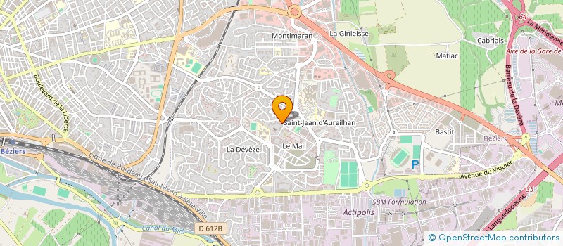 localisation de l'entreprise MONSIEUR DAHMEN BOUGTIB  BEZIERS