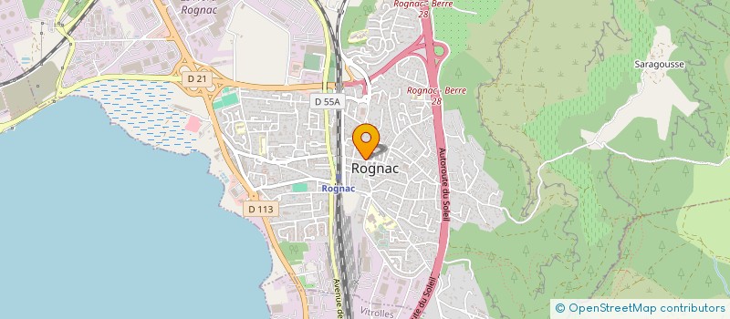 localisation de l'entreprise MONSIEUR DAHN SOTR  ROGNAC