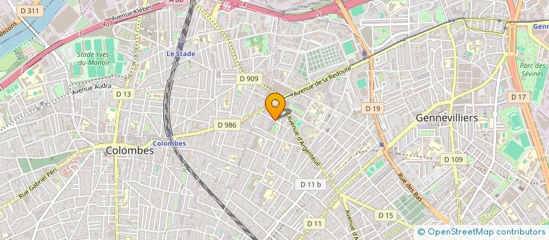 localisation de l'entreprise MONSIEUR DAHO LAKHDAR à BOIS-COLOMBES