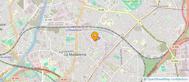 localisation de l'entreprise MONSIEUR DAHOU MOUCHAAL à MARCQ-EN-BARŒUL