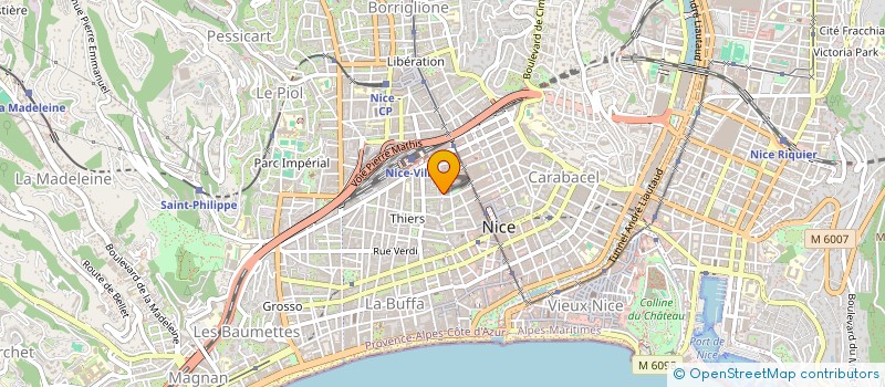 localisation de l'entreprise MONSIEUR DAHRAMDEW GUNNOO BUTAUD à NICE