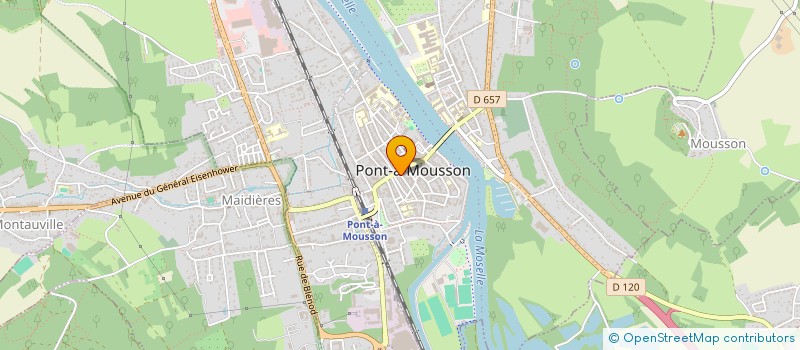 localisation de l'entreprise MONSIEUR DAI LUONG  PONT-A-MOUSSON