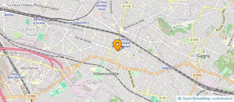 localisation de l'entreprise MONSIEUR DAIANE NUNES CALACA ATAIDES à VILLEMOMBLE