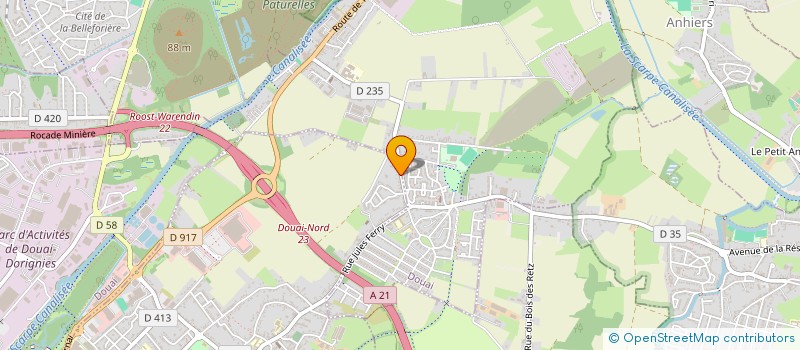 localisation de l'entreprise MONSIEUR DAID BOUCHROUKHANE  WAZIERS