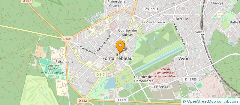localisation de l'entreprise MONSIEUR DAILY NCUBE à FONTAINEBLEAU