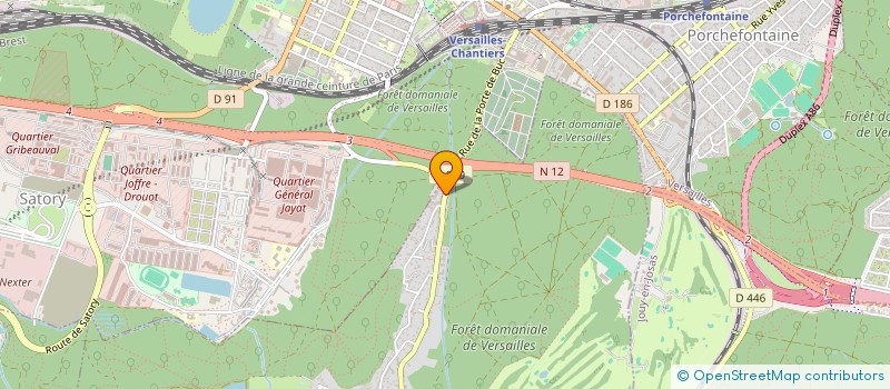 localisation de l'entreprise MONSIEUR DAINE UTEGINE MWANA  CHILLY-MAZARIN