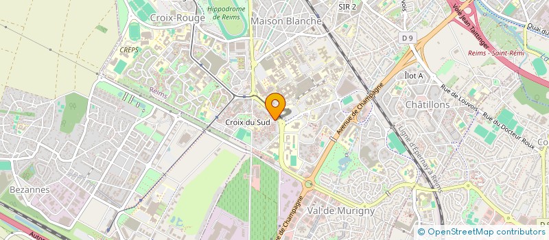 localisation de l'entreprise MONSIEUR DAISY MOUSSOUNDA LOUBASSOU  REIMS