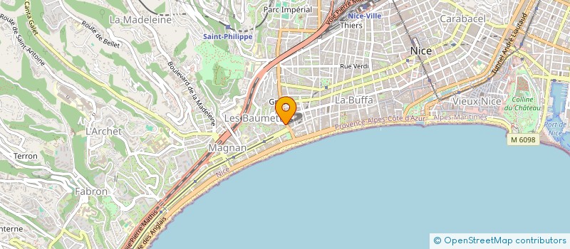 localisation de l'entreprise MONSIEUR DAIVIS BRADOVSKIS à NICE