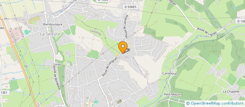 localisation de l'entreprise MONSIEUR DAIVY FERNANDES DE ARAUJO  CARIGNAN-DE-BORDEAUX