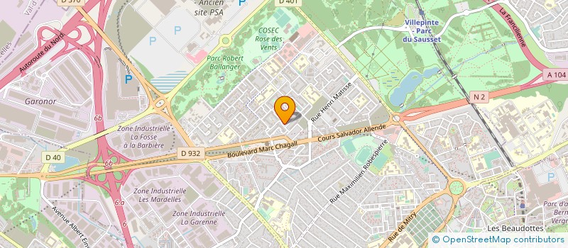 localisation de l'entreprise MONSIEUR DAKOURI GOBE  AULNAY-SOUS-BOIS