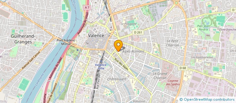 localisation de l'entreprise MONSIEUR DAKPA KARMA à VALENCE