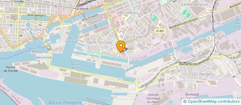 localisation de l'entreprise MONSIEUR DAKPANON DAKPANON  LE HAVRE