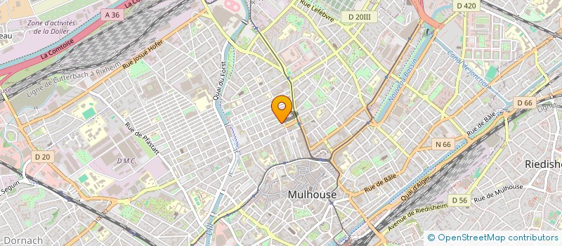 localisation de l'entreprise MONSIEUR DAKSAN RAJAKUMAR  MULHOUSE