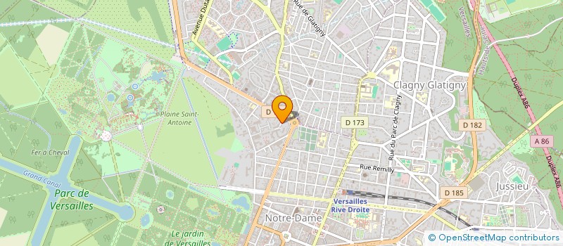 localisation de l'entreprise MONSIEUR DALE LEWIS à VERSAILLES