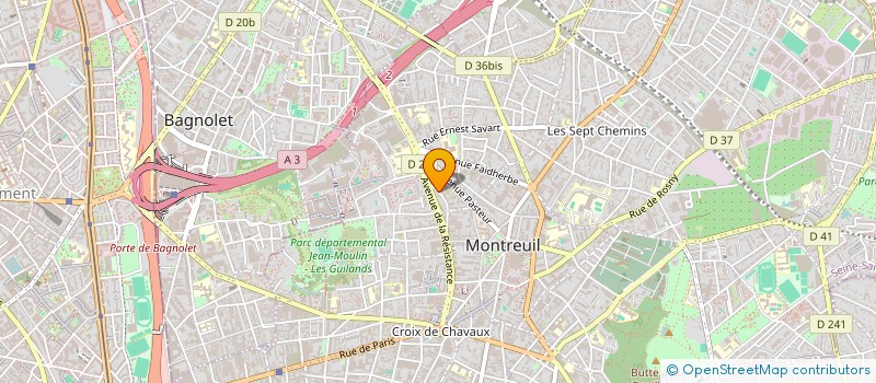localisation de l'entreprise MONSIEUR DALE ROWE à MONTREUIL