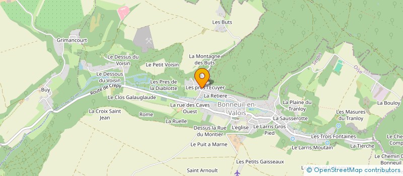 localisation de l'entreprise MONSIEUR DALIDA RECKIAN-MEKAM  BONNEUIL-EN-VALOIS