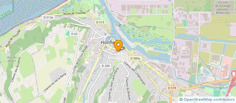 localisation de l'entreprise MONSIEUR DALIL BEN MIMOUN  HONFLEUR