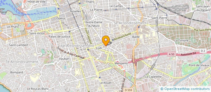 localisation de l'entreprise MONSIEUR DALIL BENRABIA à MARSEILLE