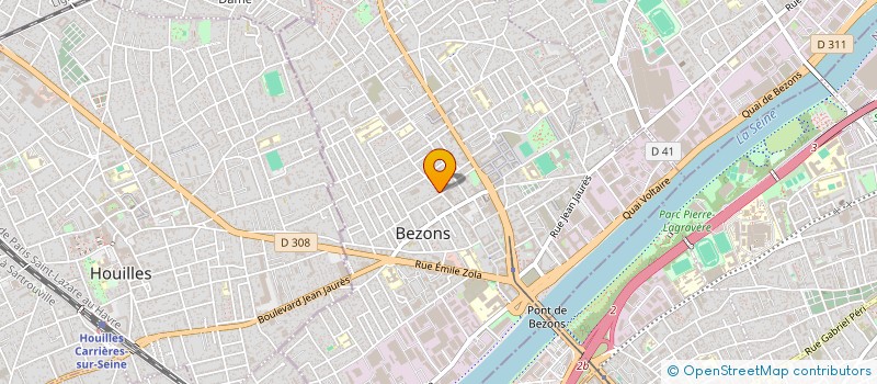 localisation de l'entreprise MONSIEUR DALIL BOUCHAKOUR à BEZONS