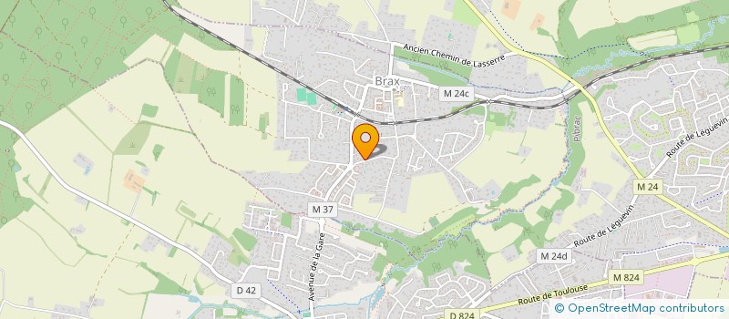 localisation de l'entreprise MONSIEUR DALIL DEBBAOUI  BRAX