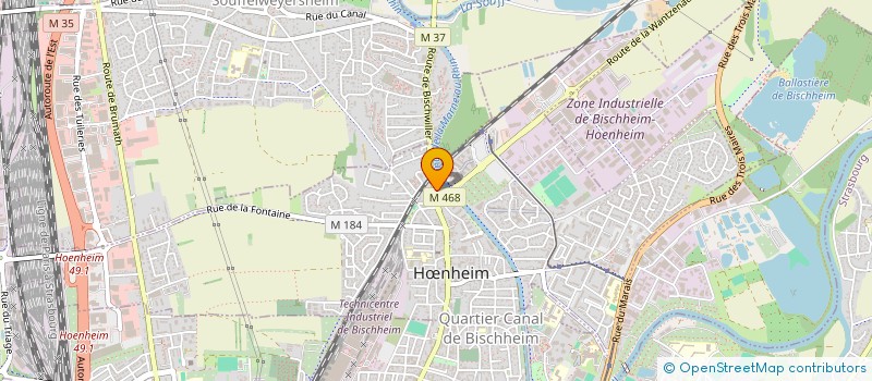 localisation de l'entreprise MONSIEUR DALIL EL GHARBI  HNHEIM