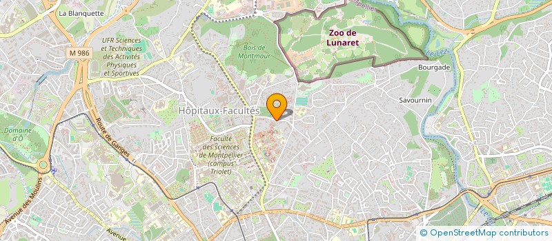 localisation de l'entreprise MONSIEUR DALIL-ELHAK AHAMADA à MONTPELLIER