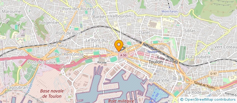 localisation de l'entreprise MONSIEUR DALIL MEBARKI  TOULON