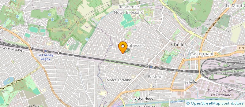 localisation de l'entreprise MONSIEUR DALIL MEGHDIR  CHELLES