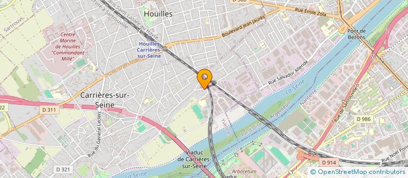 localisation de l'entreprise MONSIEUR DALIL OUKIL à CARRIERES-SUR-SEINE