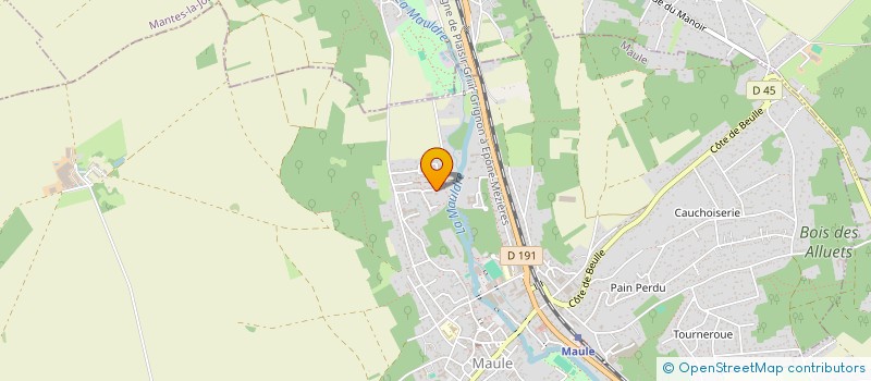 localisation de l'entreprise MONSIEUR DALILA D'ANDRE  MAULE