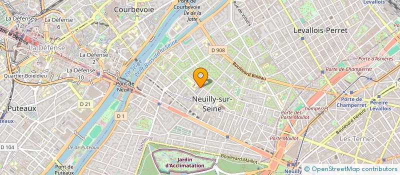 localisation de l'entreprise MONSIEUR DALIN WEI à NEUILLY-SUR-SEINE