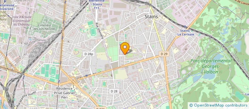 localisation de l'entreprise MONSIEUR DALLAMANE DIALLO à STAINS