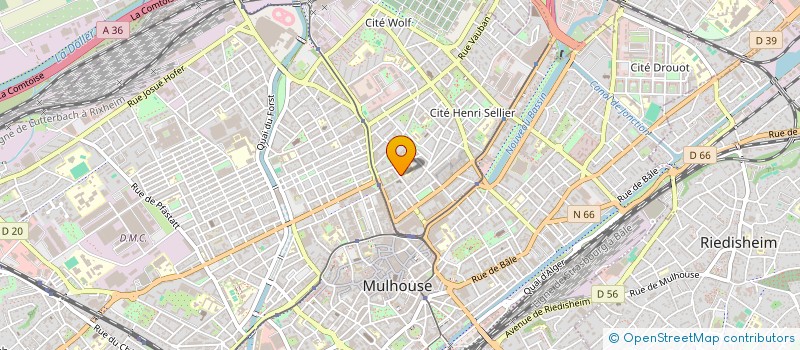 localisation de l'entreprise MONSIEUR DALVIN DA SILVA  MULHOUSE