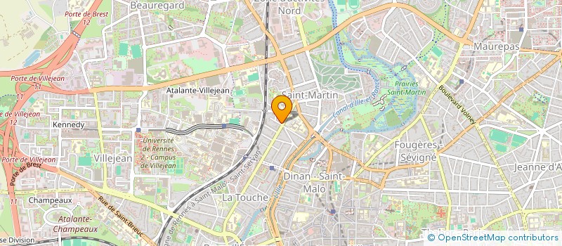 localisation de l'entreprise MONSIEUR DALY SENE  RENNES