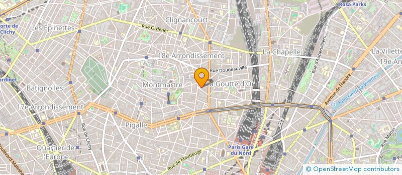 localisation de l'entreprise MONSIEUR DAMA DIAWARA à PARIS