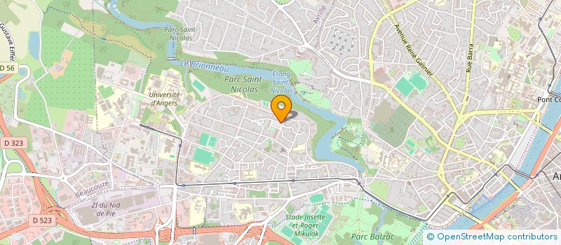 localisation de l'entreprise MONSIEUR DAMA MANGASSOUBA à ANGERS