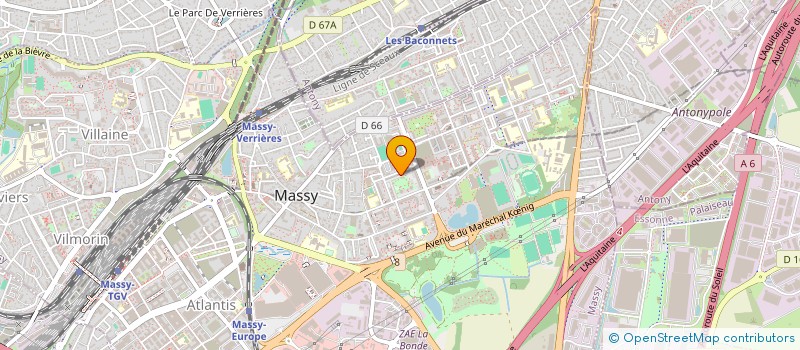 localisation de l'entreprise MONSIEUR DAMA TANDIA  MASSY
